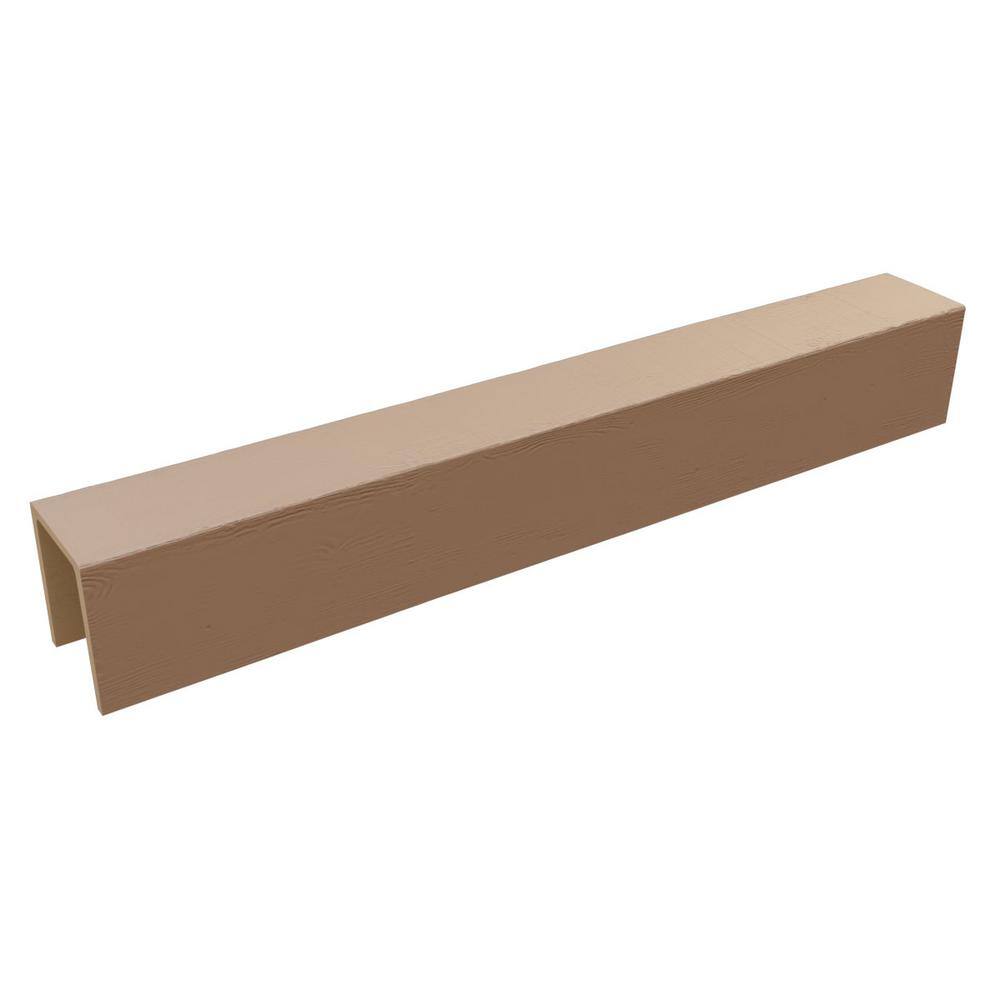 Primed Tan 120" Rustic Faux Wood Ceiling Beam