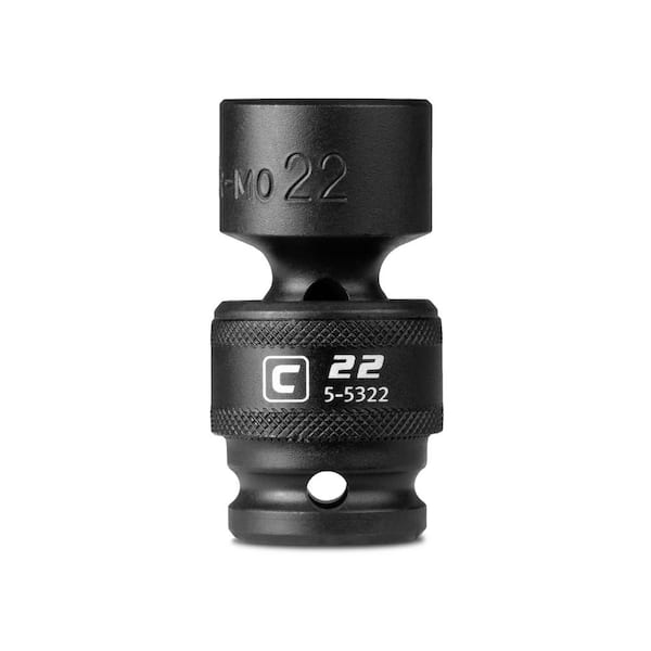 Capri Tools 1/2 in. Drive 22 mm Universal Impact Socket