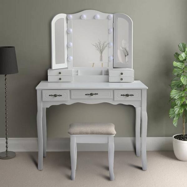 folding makeup vanity