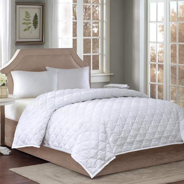 Madison Park Wonder Wool White Full/Queen Down Alternative Balnket
