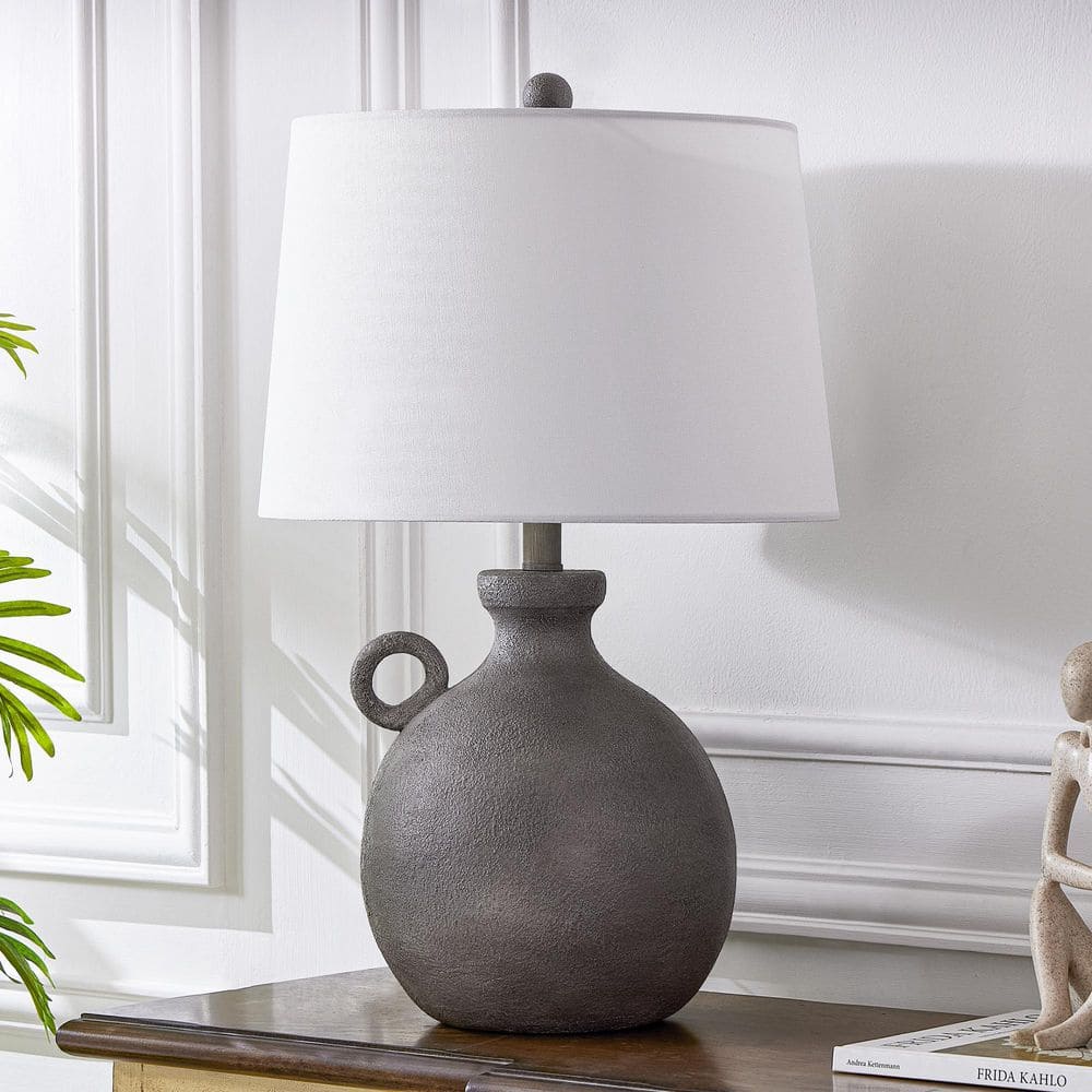 Maxax 24 in. Dark Brown Traditional Dimmable Resin Bedroom Living