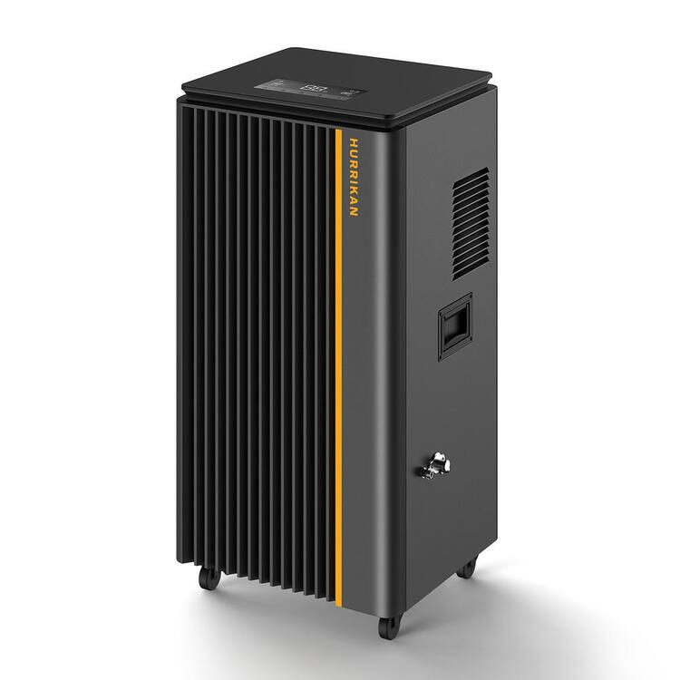 Edendirect 296 pt. 8,000 Sq. Ft. Commercial Dehumidifier in Blacks, with Pump and Drain Hose for Basement, Garage, Auto Defrost