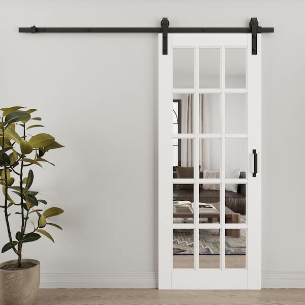 White Interior Barn Doornull