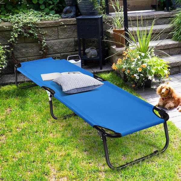 Costway Folding Camping Bed Full Outdoor Portable Military Cot Costway Folding Camping Bed Full Outdoor Portable Military Cot