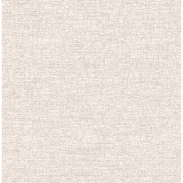 A-Street Prints Minerva Blush Pink Texture Geometric Wallpaper Sample