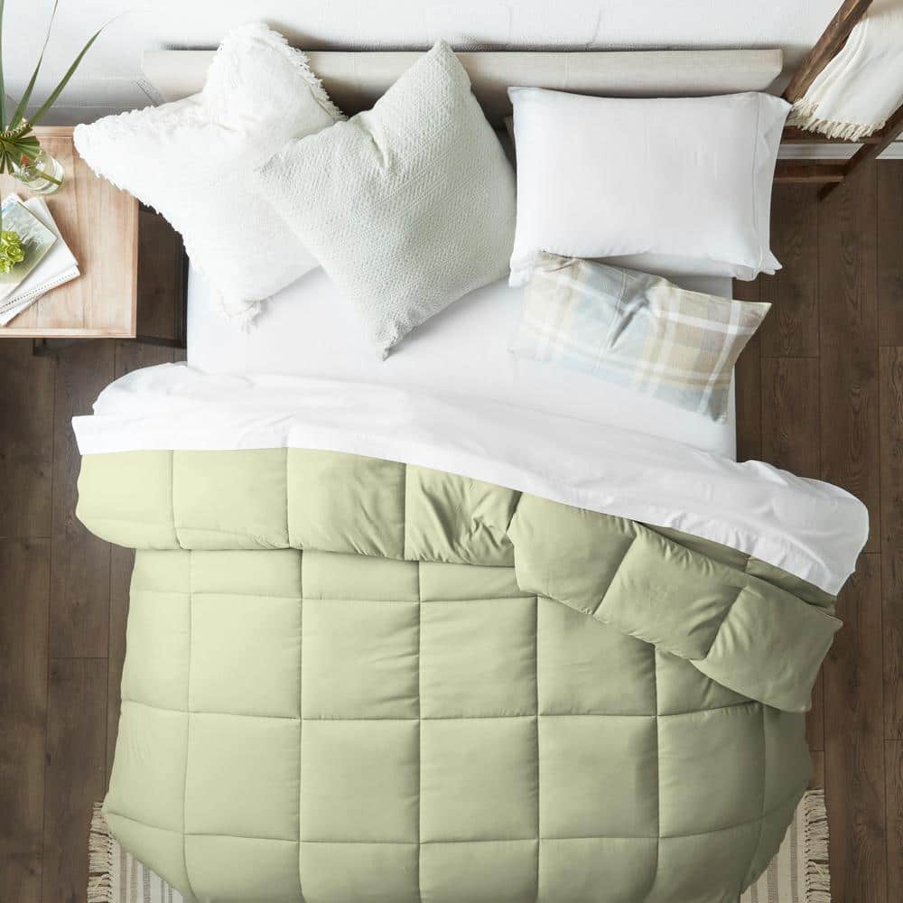 Sage Full Down Alternative Microfiber Comforter Set