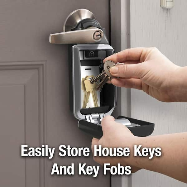 Master Lock Key Lock Box for Knobs and Lever Door Handles, Adjustable  Shackle and Resettable Combination 5420D - The Home Depot