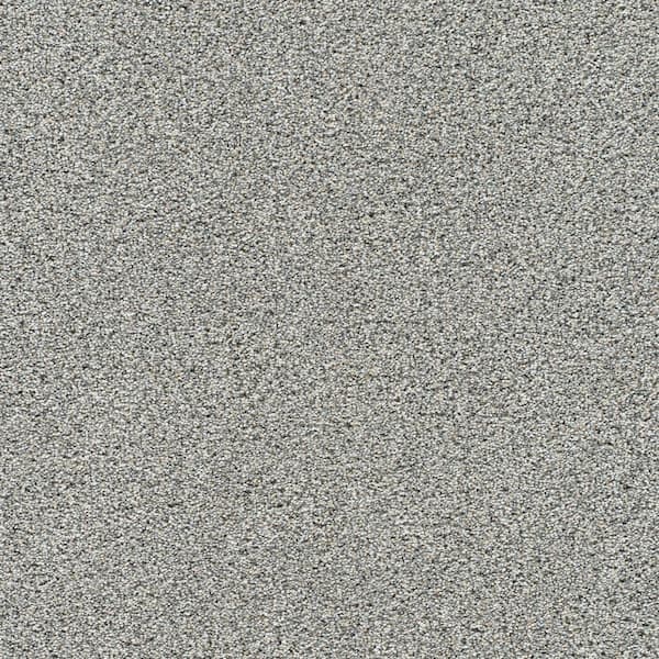Evermore II - Serenity Gray - 55 Oz. SD Polyester Texture Installed Carpet