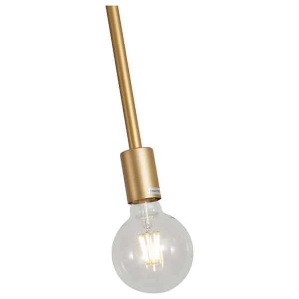 Vidalite Modern Mini Single Bulb Gold Pendant Light, With