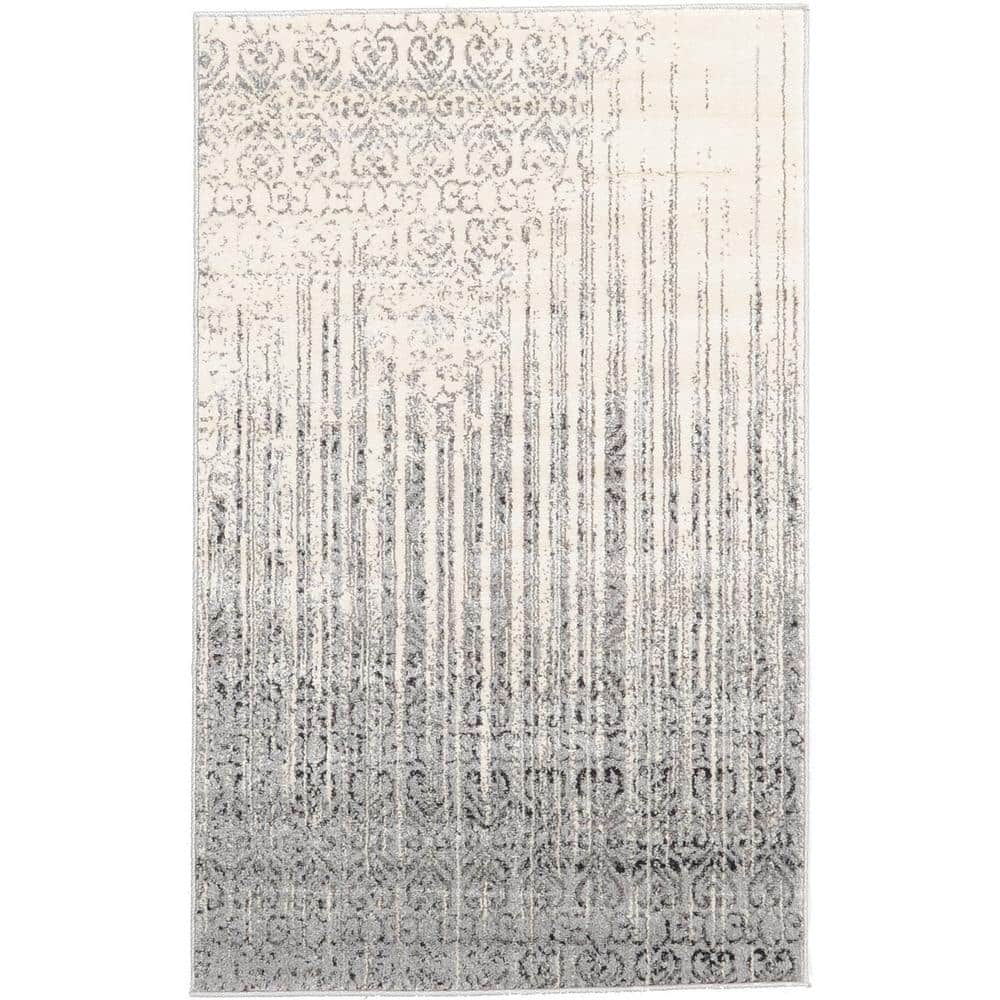 Jen Reed Bathroom Area Rug Unique Loom Del Mar Jennifer Gray 3' 3 x 5' 3 Area Rug 3114735 - The ...