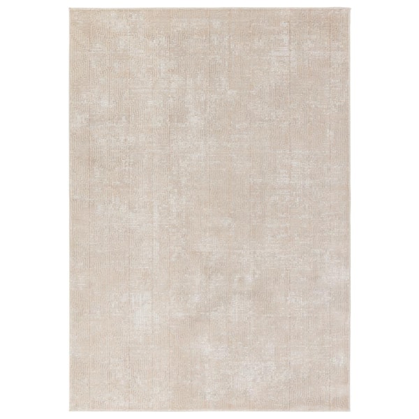 Jaipur Living Ottavia Light Gray/Beige 8 ft. x 10 ft. Geometric Area Rug