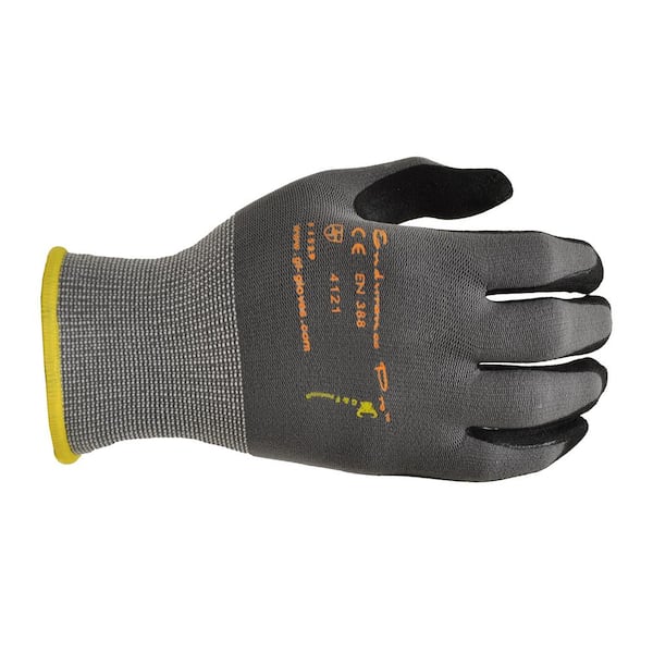 G and F MicroFoam Nitrile Coated Large Work Gloves for General Purposes Lightweight Work Gloves (12-Pair per Pack)