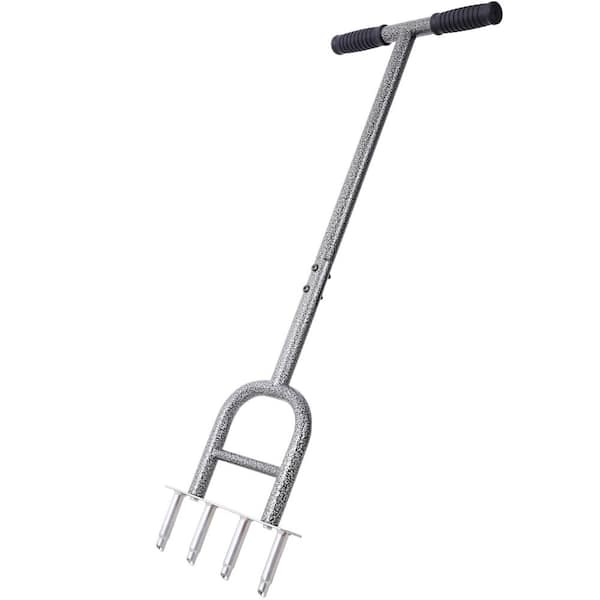 4 Corer Plug Aerator Tool with Soft Rubber Grip