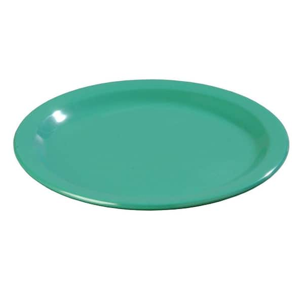 Carlisle 9 in. Diameter Melamine Dinner Plate in Meadow Green (Case of 48)