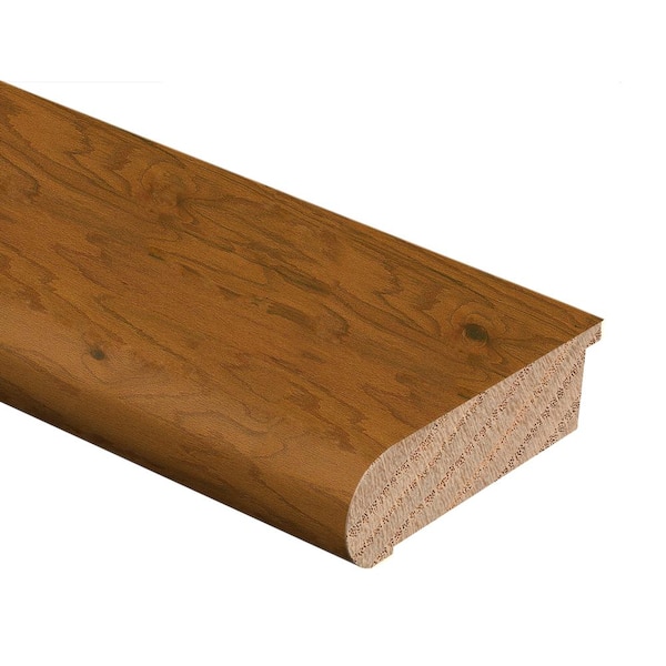 Zamma Plano Oak Gunstock 3/4 in. Thick x 2-3/4 in. Wide x 94 in. Length Hardwood Stair Nose Molding Flush
