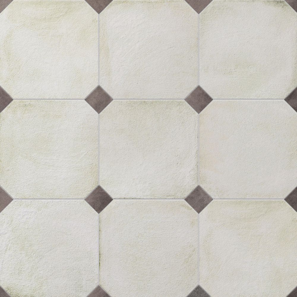 Laverton Octagon Nieve with Taco Grafito 8 in. x 8 in. Porcelain Floor and Wall Tile (11.25 sq. ft. /Case) price history on PriceWatchPro
