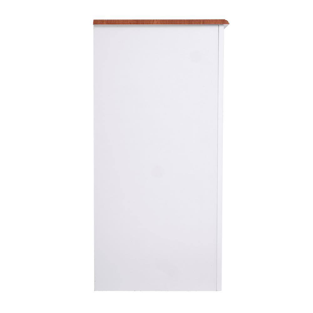 White Pine Barn Door Buffet with Sliding Doors and Drawers