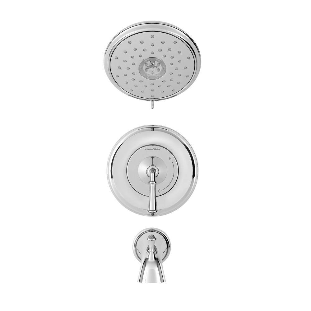 Polished Chrome Wall Mounted Tub and Shower Trim Kit