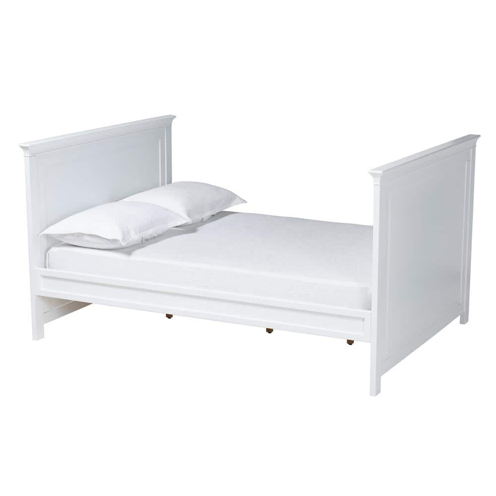 Baxton Studio Ceri White Twin Daybed 224 12596 HD The Home Depot