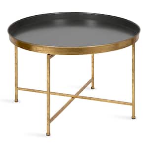 Celia Gray 19 in. Round Metal Coffee Table