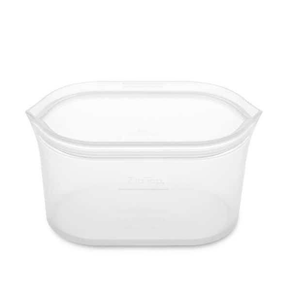 Zip Top Dish, Frost, Large, 32 Ounce