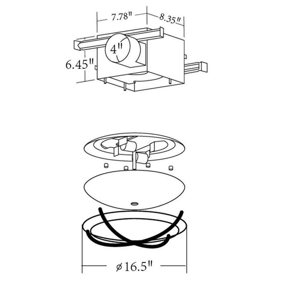 Kingsley Chrome 90 CFM Decorative Bathroom Exhaust Fan with Light