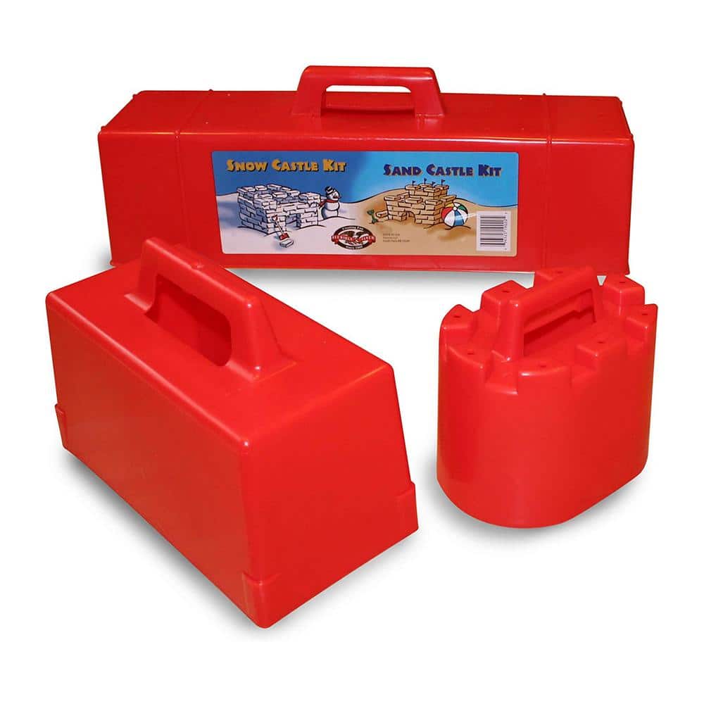 Snow Castle Kit 3 Pc Winter Snow and Beach Sand Fort Building Set