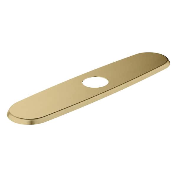 10 in. Metal Escutcheon in Brushed Cool Sunrise