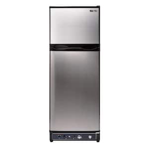 Off-Grid 23.5 in. 9.7 cu. ft. Propane Top Freezer Refrigerator in Stainless Steel