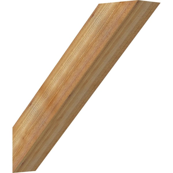Ekena Millwork 6"W x 30"D x 30"H Traditional Rough Sawn Knee Brace, Western Red Cedar