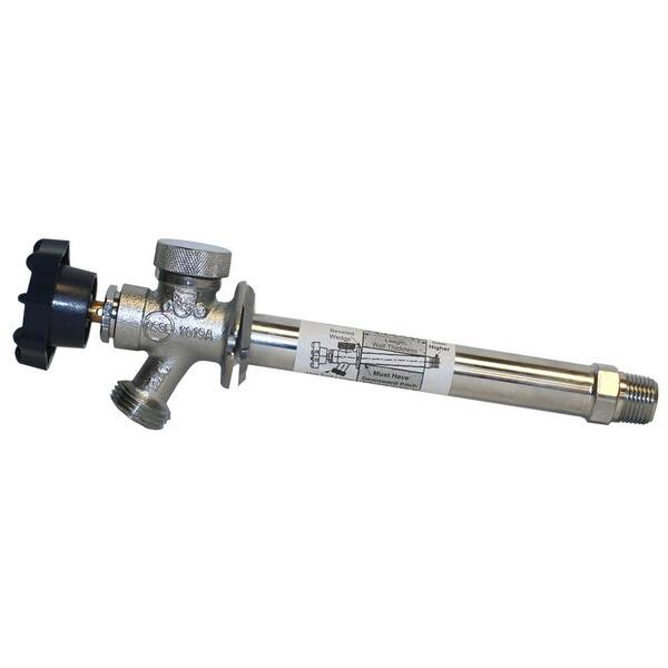 Merrill 1/2 in. x 6 in. MIP x SWT Frost Proof Anti-Siphon Outdoor Wall Faucet