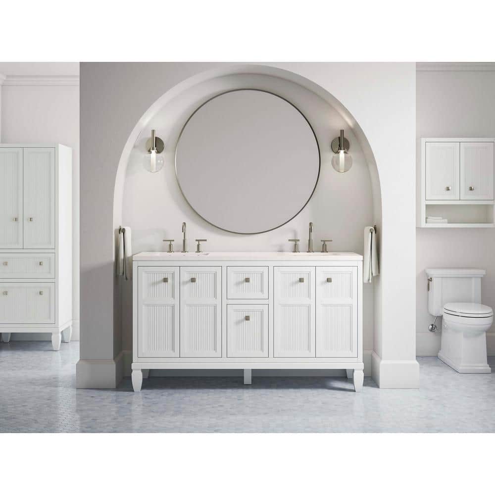 Reviews for KOHLER Hearthaven 60.56in. Double Sink Freestanding White