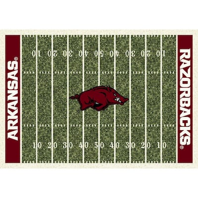 University of Arkansas 4 ft. by 6 ft. Homefield Area Rug