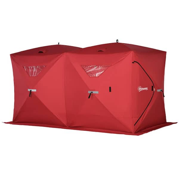 Guide Gear 8'x8' Insulated Ice Fishing Shelter - 718367, Ice