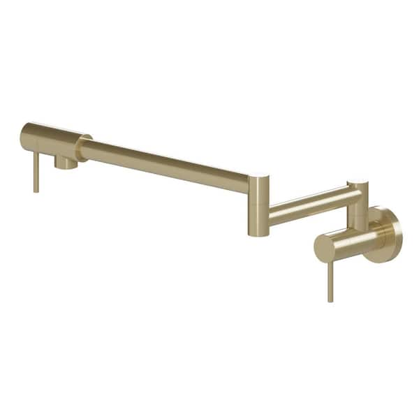 zline-kitchen-and-bath-gemini-wall-mount-pot-filler-in-champagne-bronze