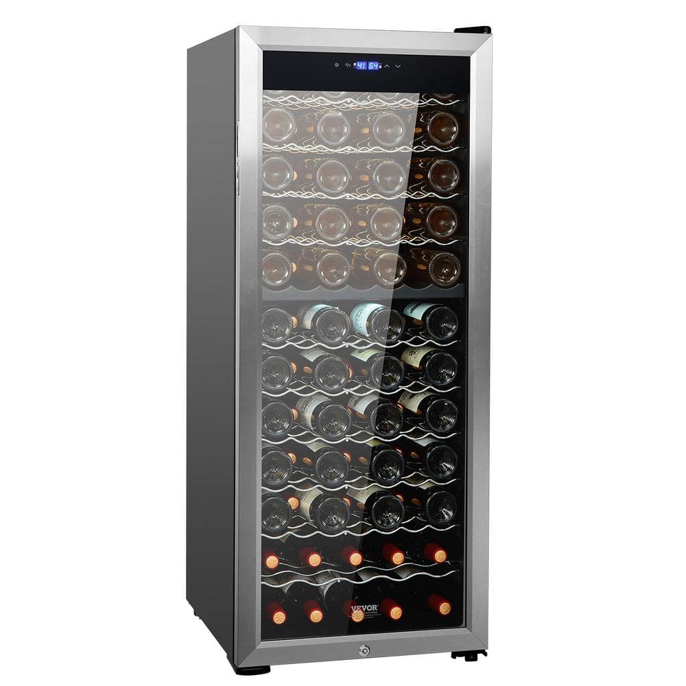 VEVOR 80Bottle Wine Cooler, Dual Zone and Dual Temperature Wine Fridge