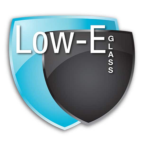 72 in. x 80 in. V-4500 Contemporary White Vinyl Left-Hand Full Lite Sliding Patio Door w/Blinds