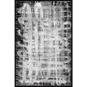 "Submerged" by Parvez Taj Floater Framed Canvas Abstract Art Print 30 in. x 20 in.
