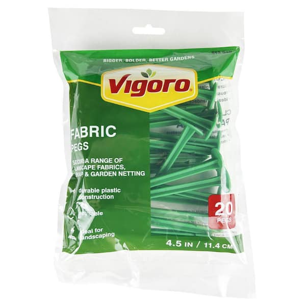 Weed Barrier Landscape Fabric Pegs (20-Pack)