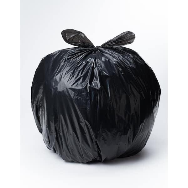 Aluf Plastics 45 Gal. Heavy-Duty Black Trash Bags - 40 in. x 47 in. (Pack  of 100) 1.7 mil (eq) - for Construction and Commercial Use RCM-4047XX - The  Home Depot