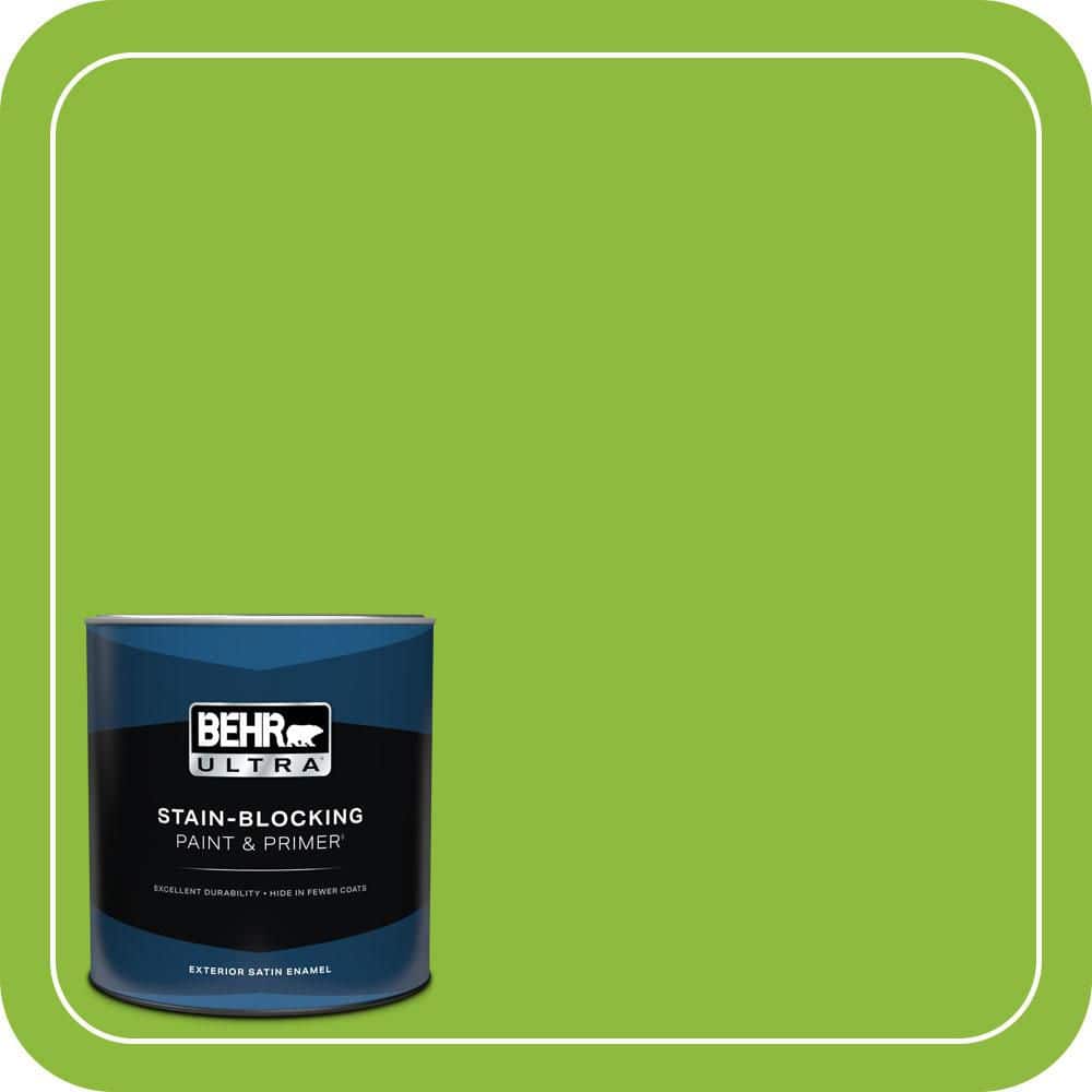 1 qt. #S-G-420 Limeade Satin Enamel Exterior Paint & Primer price history on PriceWatchPro