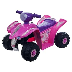 Battery Powered Ride on Toy 4-Wheeler in Pink/Purple