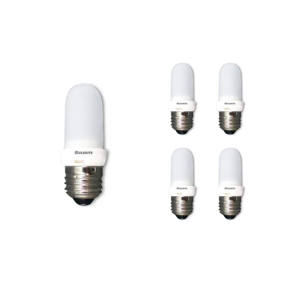 100-Watt Soft White Light T8 (E26) Medium Screw Base Dimmable Frost Mini Ha