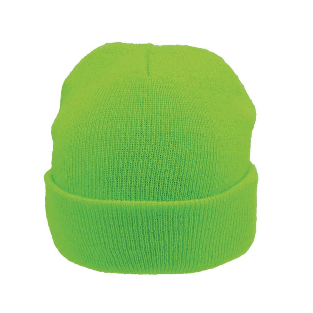 green winter cap