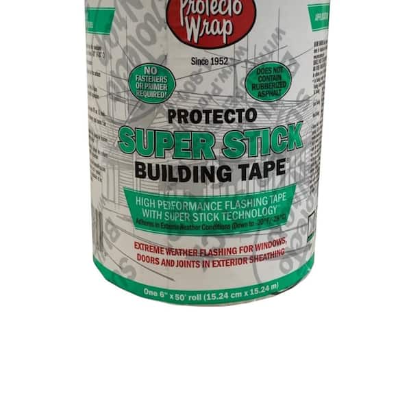 6 in. x 50 ft. Super Stick Building Tape