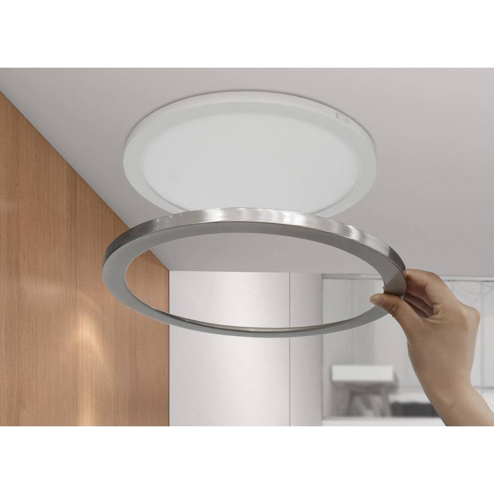 ModPLUS White Acrylic LED Flush Mount Light