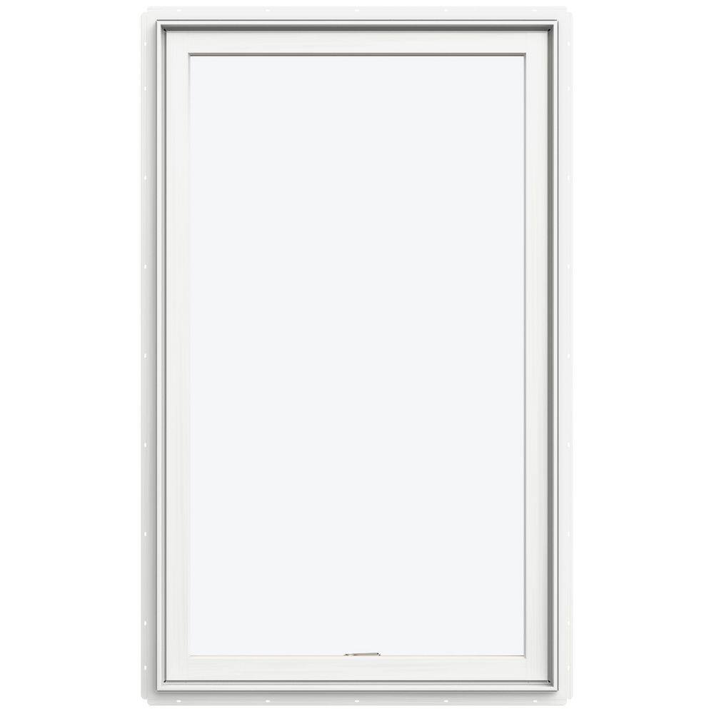 JELD-WEN 36 in. x 54 in. W-5500 Left-Hand Casement Wood Clad Window ...
