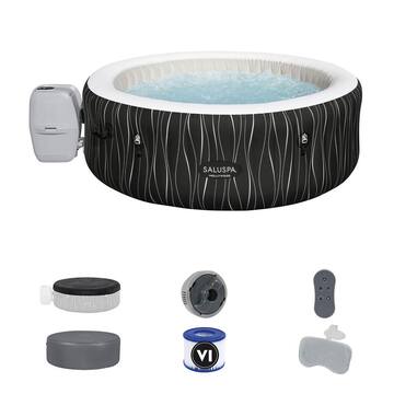 Bestway SaluSpa Hollywood EnergySense Luxe 6-Person 140-Jet Inflatable Hot Tub 60118E-BW