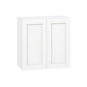 Milton 30 in. W x 14 in. D x 30 in. H Assembled Shaker Wall Kitchen Cabinet in Bright White