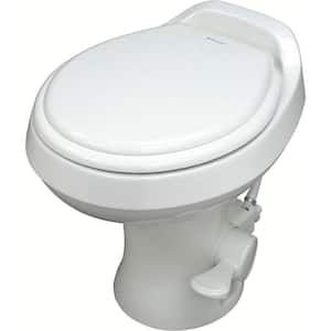 300 Series Toilet without Sprayer, Low Profile-White, Color: White